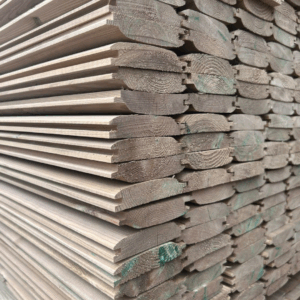 Pressure Treated Redwood Loglap Cladding