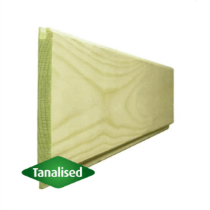 Tanalised Redwood Matchboard Cladding