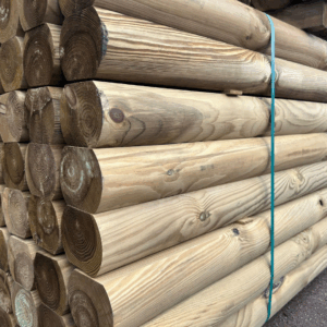 Planed Mini Log Sleepers